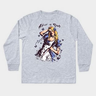 Alice is Dead Kids Long Sleeve T-Shirt